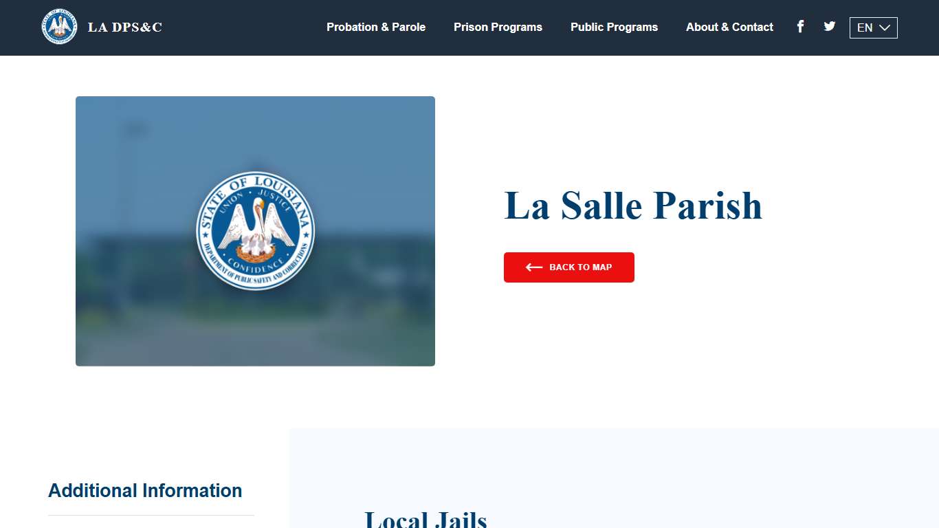 La Salle Parish - Louisiana Department of Public Safety & Corrections